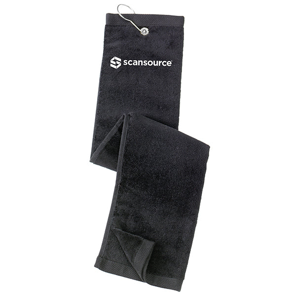 ScanSource X Port Authority® Grommeted Tri-Fold Golf Towel