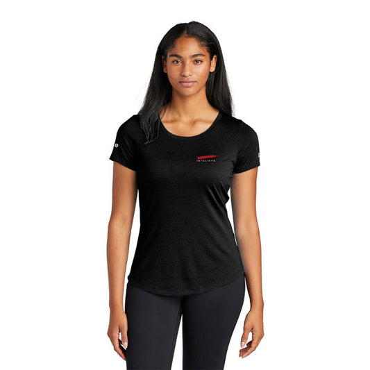 Intelisys Women's New Era® Series Performance Scoop Tee