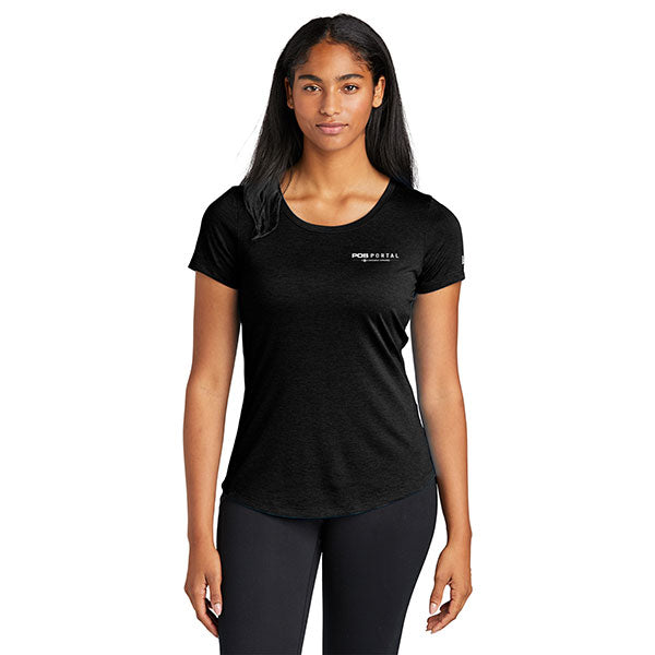 POS Portal Women's New Era® Series Performance Scoop Tee