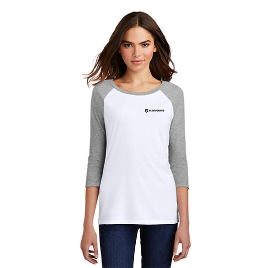 ScanSource Women's Fit District 3/4 Sleeve Raglan